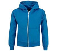 A2Z 4 Kids® Enfants Filles Garçons Plaine Toison Encapuchonné Sweat À Capuche Zippé Style Fermeture Éclair Âge 5 6 7 8 9 10 11 12 13 Ans
