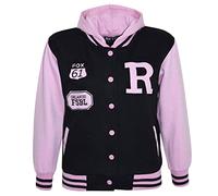 A2Z 4 Kids® Enfants Filles Garçons R Fashion FOX Baseball Encapuchonné - B.B Jacket New Fox Baby Pink 9-10