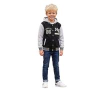 A2Z 4 Kids Enfants Filles Garcons Unisexe Baseball NY ATHLATIC Encapuchonné Veste Varsity Sweat À Capuche Âge 5-13 Ans