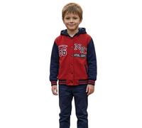 A2Z 4 Kids Enfants Filles Garcons Unisexe Baseball NY ATHLATIC Encapuchonné Veste Varsity Sweat À Capuche Âge 5-13 Ans