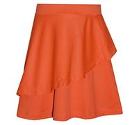 A2Z 4 Kids Enfants Filles Jupe Plaine - Plain Frill Skirt Neon Orange 9-10