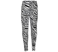 A2Z 4 Kids Enfants Filles Legging Animal Zèbre Imprimé - Zebra Legging 7-8