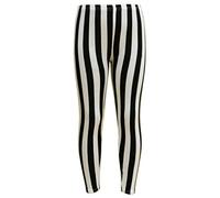 A2Z 4 Kids Fille Legging Noir Blanc Rayures Verticales - Stripes Legging 3-4