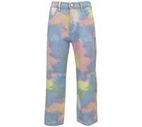 A2Z 4 Kids Filles Arc-en-Ciel Coloré Pastel Teinture Cravate - Tie Dye 254 Jeans Rainbow 7-8