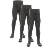 A2Z 4 Kids Filles Coton Riche Uniforme École Collants - UF Tights Grey 3 Pack 11-12