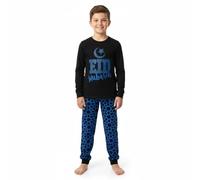 A2Z 4 Kids Filles Garçons Enfants Noir Eid PJS Pyjamas Soirée Pyjama 2 Pièces Coton Cadeau Ensemble Loungewear Soirée Pyjama Âge 5-13 Ans