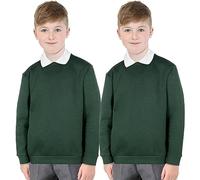 A2Z 4 Kids Filles Garçons Unisexe Club Éclaireurs École Uniforme - UF Jumper Green 2 Pack 13