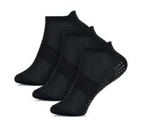 A2Z 4 Kids Filles Gym Yoga Entraîneur Chaussette de Cheville Avec Pinces Durable - Socks AZ108 Black 3 Pack 2-3