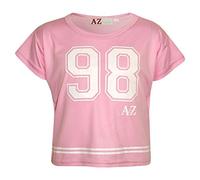 A2Z 4 Kids Filles Haut Enfants 98 Tendance - New Crop Top 98 Baby Pink 9-10
