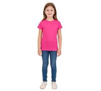 A2Z 4 Kids Filles T-Shirts Coton Uni Tie Dye Court Manches T-Shirts Haut Doux Toucher Tendance Élégant Respirant Léger Confortable Été Haut T-Shirts Âge 3-14 Années