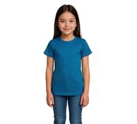 A2Z 4 Kids Filles T-Shirts Coton Uni Tie Dye Court Manches T-Shirts Haut Doux Toucher Tendance Élégant Respirant Léger Confortable Été Haut T-Shirts Âge 3-14 Années
