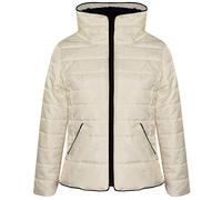 A2Z 4 Kids Filles Veste Élégante Rembourrée Chaude Doudoune Boule Coupe-Vent Matelassée - Puffer Natasha Jacket Cream 11-12