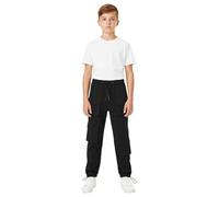 A2Z 4 Kids Garçons Actif Cargo Pantalon Élastique Taille Cordon De Serrage Occasionnel Léger Confortable Respirant Sportif Yoga Enfiler Entraînement De Plein Air Vêtements De Sport Pantalon 3-14 an