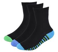 A2Z 4 Kids Garçons Bambou Chaussettes Paquet De 3 Enfants - Socks AZ237 Stripes B 3 Pack 7-10