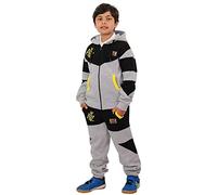 A2Z 4 Kids Garçons Filles Survêtement Toison Sweat A capuche Haut - T.S NY Edition 01 Grey Black 13