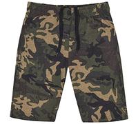A2Z 4 Kids Garçons Shorts Coton S'étirer Casual Été Longueur au Genou - Shorts S07 Camo Green 7-8