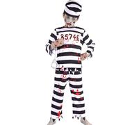 A2Z 4 Kids Garçons Zombi Prisonnier Ensemble D'Halloween Sanglant - Zombie Prisoner Set 345._12-14