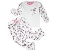 A2Z 4 Kids Les Filles Bonne Nuit Pyjama Enfants PJs 2 Pièce Léopard Set Costume De Salon pour - PJS 168 Baby Pink 9-10