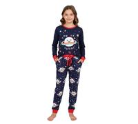 A2Z 4 Kids Les Filles Bonne Nuit Pyjama Enfants PJs 2 Pièce Léopard Set Costume De Salon pour - PJS 185 Cosmic Navy 13