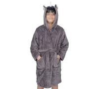 A2Z 4 Kids Peignoirs tendance pour filles et garçons - Robe de nuit en polaire douce et pelucheuse pour enfants - Peignoir à capuche moelleux et confortable - Peignoir unisexe fantaisie animal 3 à 14