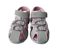 A2Z 4 Kids Sandales pour garçons et filles - Dessus en polyuréthane - Légères - Pour l'été et la plage - Bout ouvert - Semelle antidérapante en PVC - Sangle Velcro réglable - Pointure 40 à 37, rose