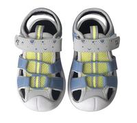 A2Z 4 Kids Sandales pour garçons et filles - Dessus en polyuréthane - Légères - Pour l'été et la plage - Bout ouvert - Semelle antidérapante en PVC - Sangle Velcro réglable - Pointure 40 à 37, bleu