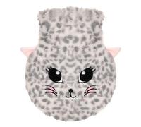 A2Z Bouillotte 800 ml en 3D Animal Chat à poils courts Housse en polaire en caoutchouc pour soulager la douleur, nuits douillettes et détente