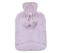 A2Z Bouillotte en peluche douce Husky avec housse en polaire de 2 litres - Durable - Anti-fuite - Soulage la douleur - Confortable - Pour le cou, le dos, les épaules, le canapé, le coucher - Thérapie