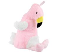 A2Z Bouteille d'Eau Chaude750ML Housse en Polaire 3D Animale Caoutchouc Sac d'Eau Chaude - Hot Bottle AZ9930 Flamingo