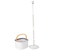 A2Z Carré 360 Tournoyer Mop Seau Set Pour - Mop Bucket Set AZ911231 White