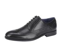 A2Z Chaussures richelieu Oxford pour homme - Style classique et formel - En cuir synthétique - Design à bout aile - Confortables - Pour le bureau et l'université - Tailles 40 à 46, Noir , 40 2/3 EU