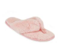 A2Z Dames Aux femmes Bande Retourner Fiasco Chaussons avec Mémoire Mousse - SLPR LDS AZ32324 Pink 5/6 UK