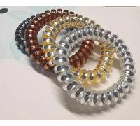A2Z_Distributor Lot de 4 élastiques à cheveux en spirale pour femme pour cheveux épais sans pli