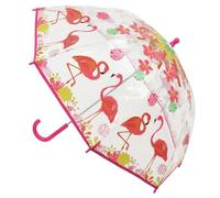 A2Z Enfants Dôme Poe Pour Filles Parapluie Ultra Coupe-Vent Et Résistant À L'Eau Parapluie - Umbrella AZ20379 Flamingo