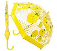 A2Z Enfants Dôme Poe Pour Filles Parapluie Ultra Coupe-Vent Et Résistant À L'Eau Parapluie - Umbrella AZ20388 Lemon
