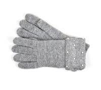 A2Z Femmes Gris Gants Paillettes Sequins Poignets Lurex Tricoté Doux Hiver Chaud Moufles Taille unique