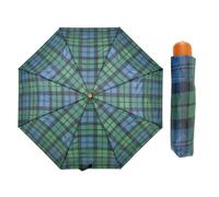 A2Z Royal Stewart parapluie supermini léger tartan écossais - poignée effet bois, imperméable, protection solaire, design élégant et compact, format sac à main, parapluie 8 panneaux