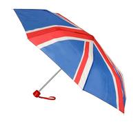 A2Z Union Jack Supermini Parapluie Coupe-Vent Résistant aux Intempéries Compact Patriotique Angleterre Royaume-Uni Drapeau Britannique Pliant Souvenir Parapluies Dames et Hommes