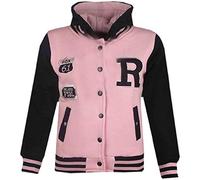a2z4kids B.B Encapuchonné R Mode NYC/FOX Veste Varsity - B.B NYC Red Black 5-6
