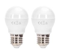 A2ZWORLD 2 Pièces Ampoule LED E27 G45, 9W 860LM, Forme Globe Petite, Sphère Ampoule Boule (Blanc Froid 6500K)