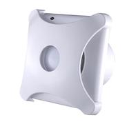 A2ZWORLD Aspirateur de salle de bain silencieux et puissant, 171x171mm, trou 100mm, profondeur 100mm, 10W, 230V, 50Hz, 150m³/h 30dB