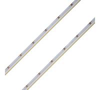 A2ZWORLD Bande LED COB 24 V éclairage latéral, blanc chaud 3000 K, 10 W/M 100 LM/W CRI ≥ 93, découpable tous les 33,3 mm, faisceau 180 °, largeur 8 mm, longue de 5 mètres, IP20