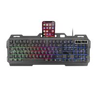A2ZWORLD Clavier mécanique, clavier gaming rétro-éclairé, clavier italien, filaire avec USB
