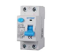 A2ZWORLD Interrupteur différentiel pur type A 300 mA RCCB Classe A 300 mA 2P 25 A, 1P+N 2 pôles 6 kA 220 V, occupe 2 modules barre DIN