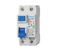 A2ZWORLD Interrupteur différentiel type B 30mA, RCCB Classe B 30mA 2P 16A, 1P+N 2 pôles 10 kA 230 V, occupe 2 modules barre DIN