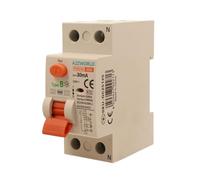 A2ZWORLD Interrupteur différentiel type B 30mA, RCCB Classe B 30mA 2P 25A, 1P+N 2 pôles 10 kA 230 V, occupe 2 modules barre DIN