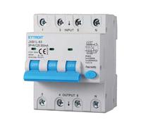 A2ZWORLD Interrupteur magnétothermique différentiel triphasé, type A 300mA, RCBO Classe A 4P C25 25A, courbe C 3P+N 6000A, occupe 4 modules DIN, AC 400V IP20