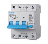A2ZWORLD Interrupteur magnétothermique différentiel triphasé, type A 300mA, RCBO Classe A 4P C32 32A, courbe C 3P+N 6000A, occupe 4 modules DIN, AC 400V IP20