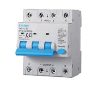 A2ZWORLD Interrupteur magnétothermique différentiel triphasé, type A 300mA, RCBO Classe A 4P C63 63A, courbe C 3P+N 6000A, occupe 4 modules DIN, AC 400V IP20