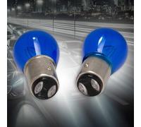A2ZWORLD Lampe halogène P21/5W BAY15D 12V 21/5W Couleur Blanc 4200K Sans erreur Lumière Position Stop